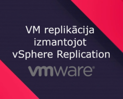 VM replikācija izmantojot vSphere Replication